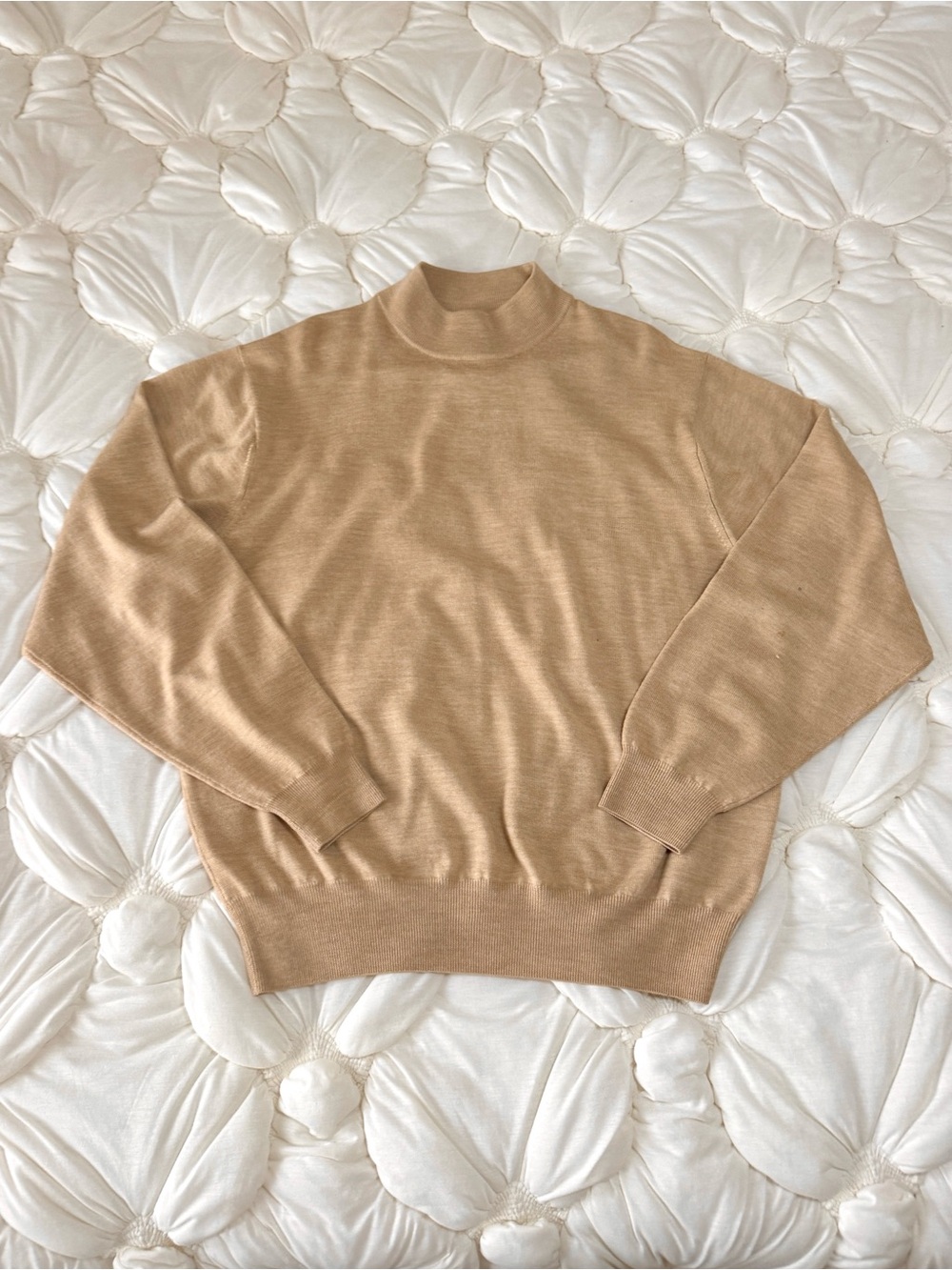 Peter Millar Silk/Cashmere Mock Neck Sweater